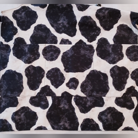Cow print apron - Picture 6 of 9